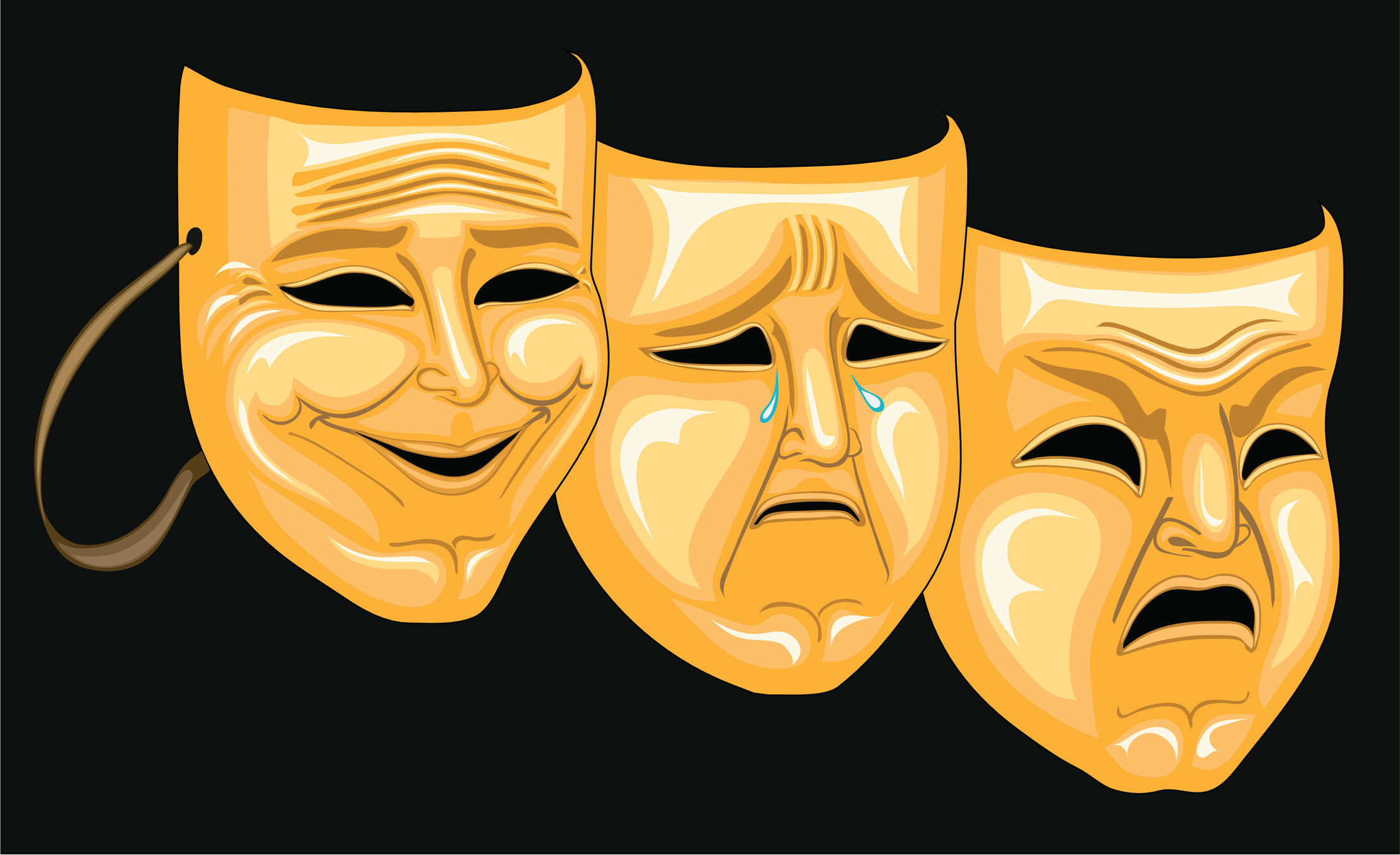 Стилизованная маска Театральная