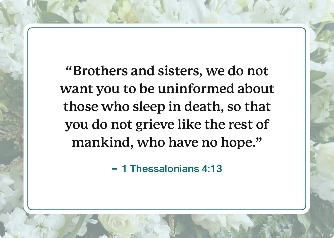 An image of a Thessalonians quote