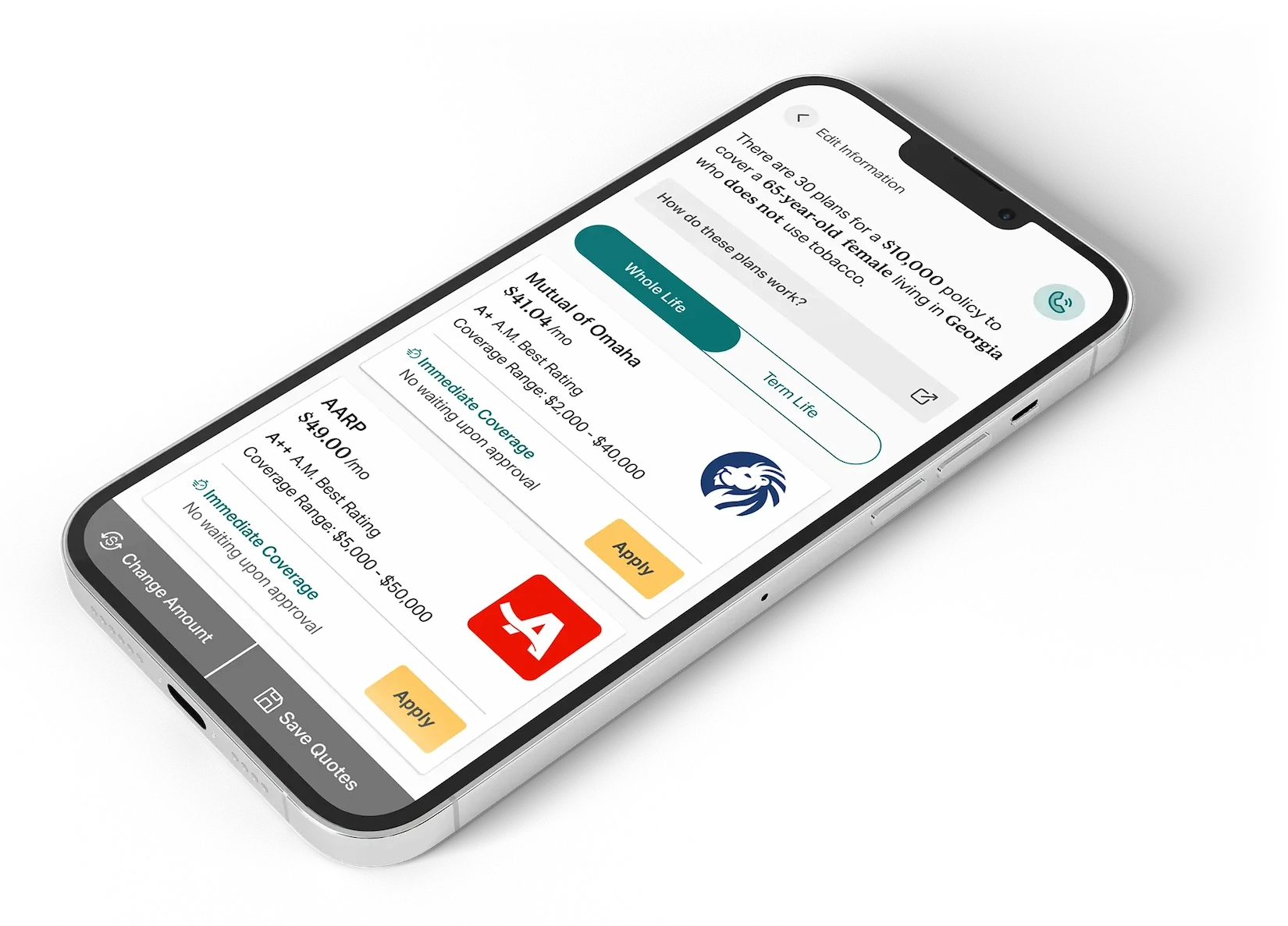 Choice Mutual App Screenshot