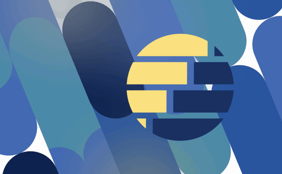 Pattererned graphic with TruStage life insurance logo